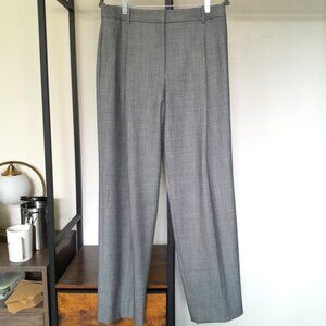 MM Lafleur Gray Straight-Leg Trousers